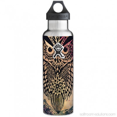 Skins Decals For Hydro Flask 21Oz Standard Mouth / Tribal Abstract Owl